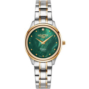 Roamer 601857 47 59 20 Venus Green MOP Diamond Dial Yellow Gold Bi colour Bracelet Women's Watch - mzwatcheslk srilanka